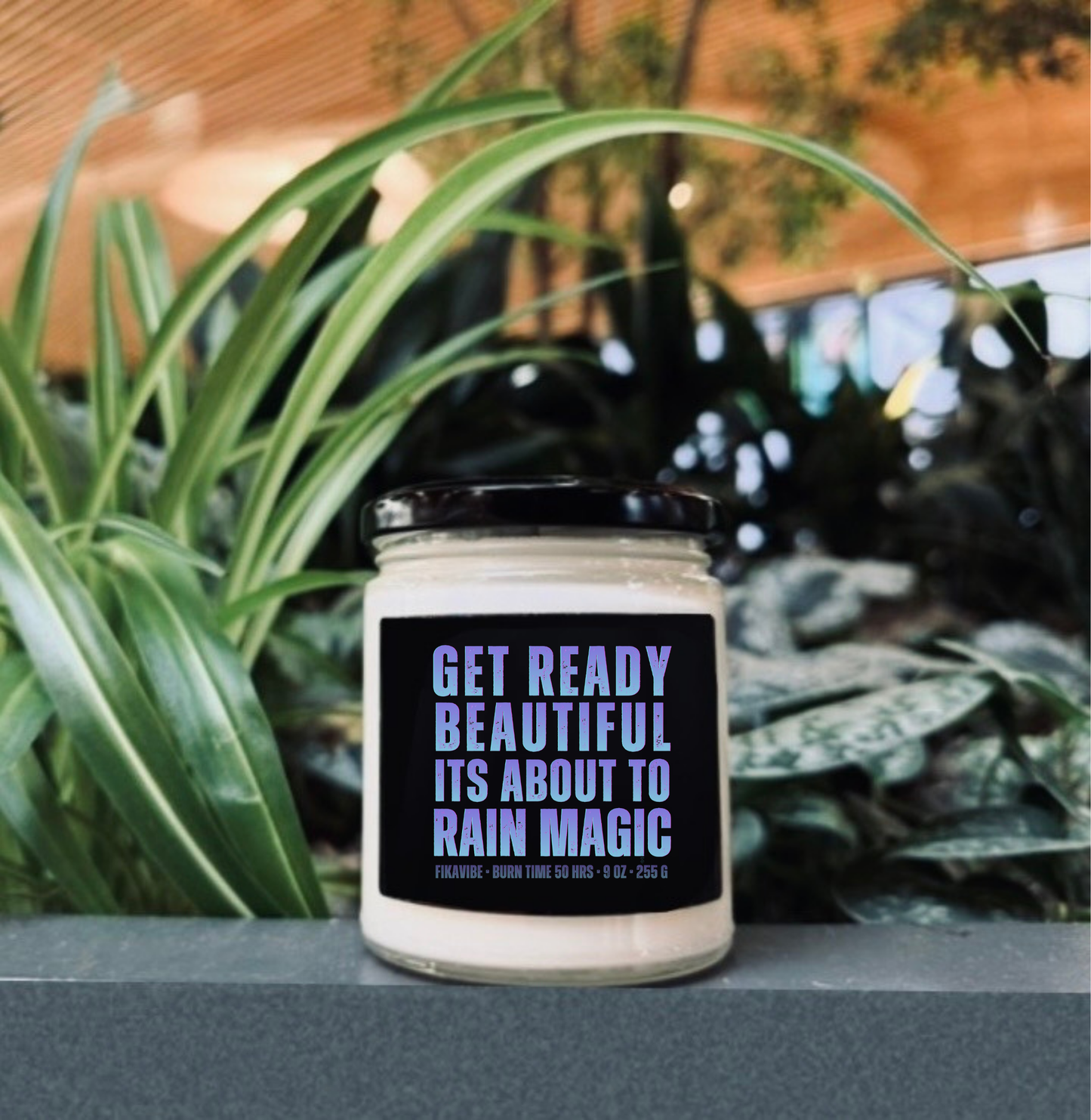 Get Ready Beautiful It’s About To Rain Magic Candle