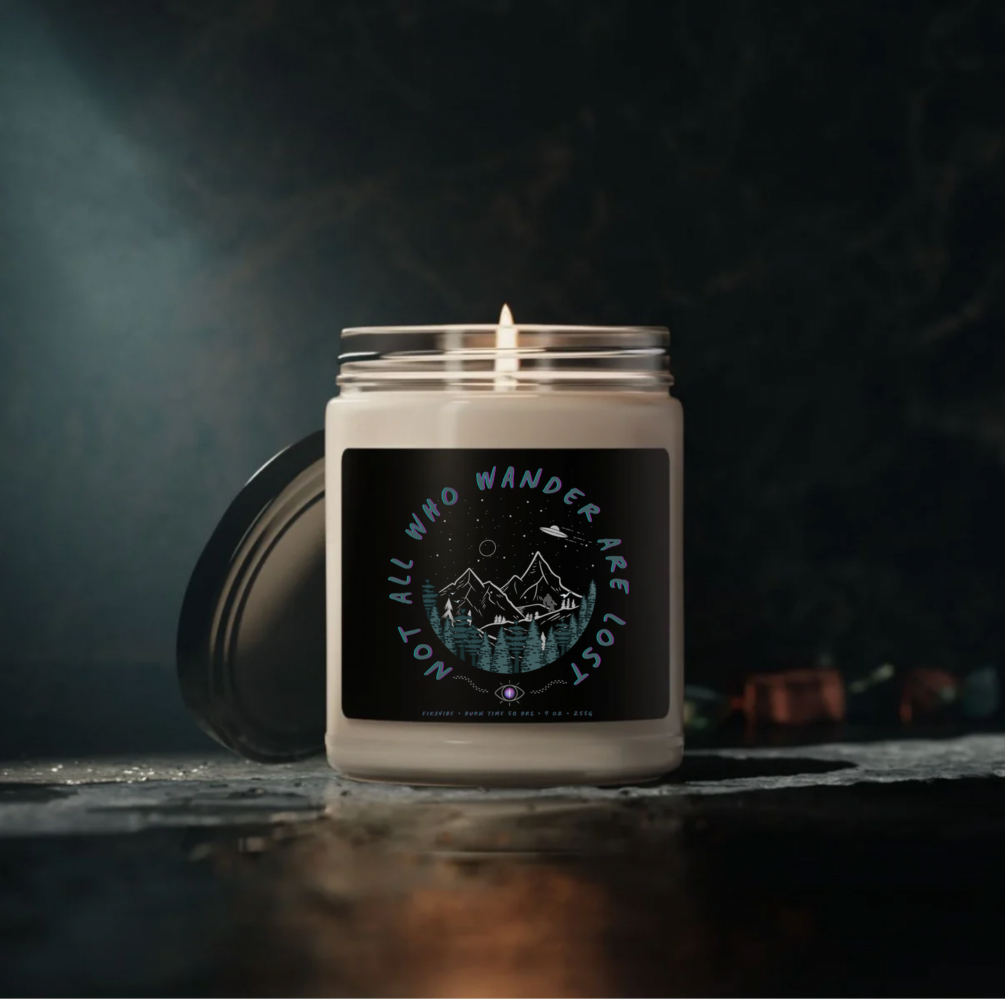 Not All Who Wander Are Lost Candle