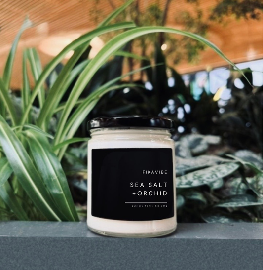 Sea Salt + Orchid Black Label Candle
