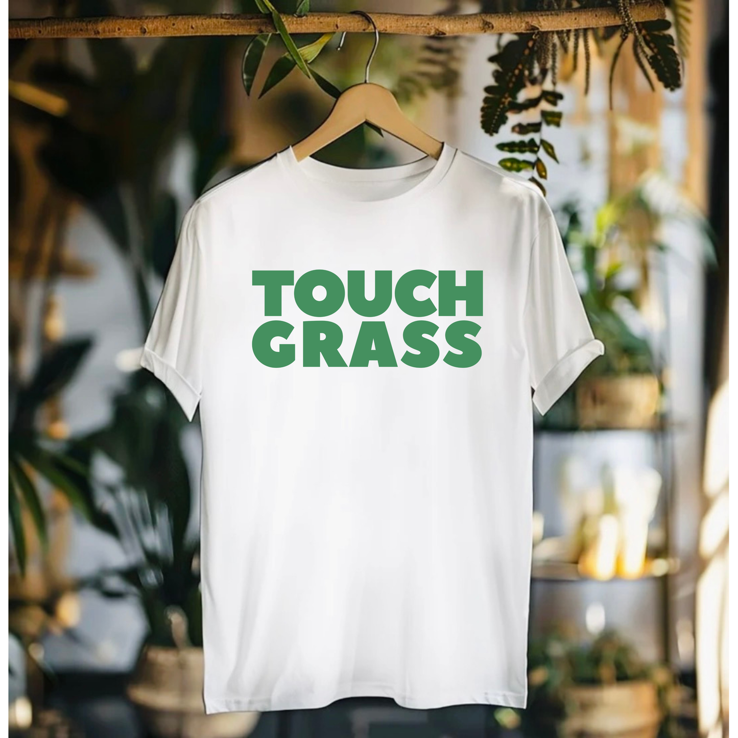 Touch Grass Short-Sleeve Unisex T-Shirt
