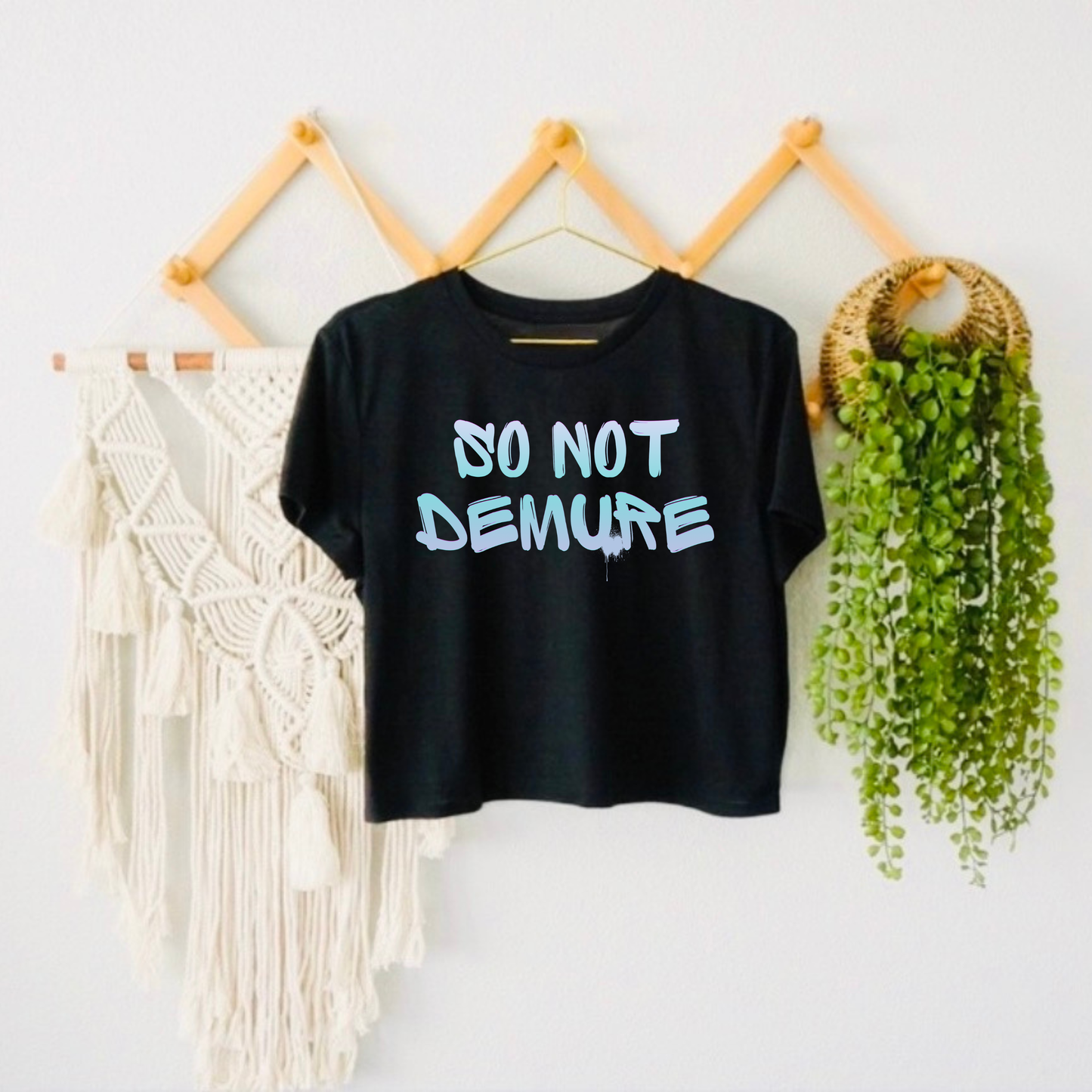 So Not Demure Crop Top