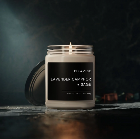 Lavender Camphor + Sage Black Label Candle